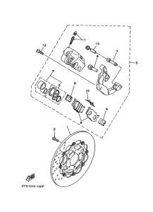 FZX250 ﾌﾛﾝﾄﾌﾞﾚｰｷｷﾔﾘﾊﾟ