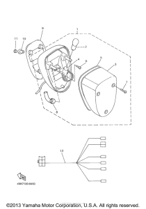 XVZ1300LTM Фонарь