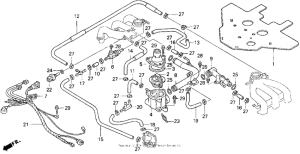 GL1500SE Патрубки охлаждения