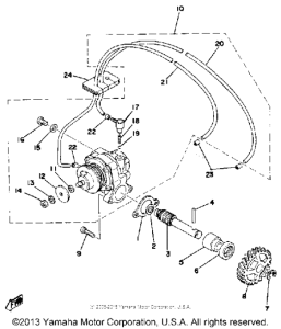 RD400E Масляный насос
