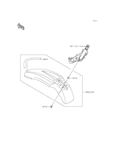  フロントフェンダ