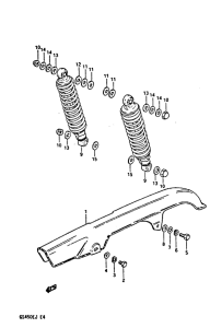 GS450 Chain case - shock absorber