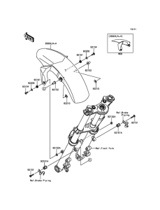 EX650 Крыло переднее