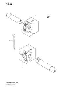 VZ800 Рулевой переключатель