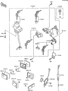 ZX600 Замок зажикания