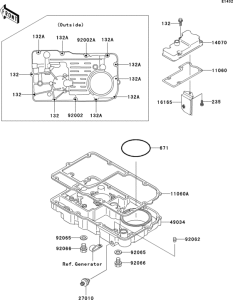 ZG1200 Поддон картера