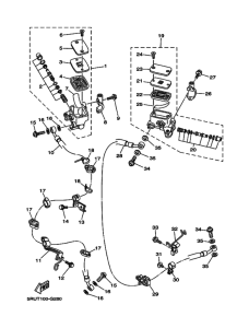 YP400 Главный тормозной цилиндр