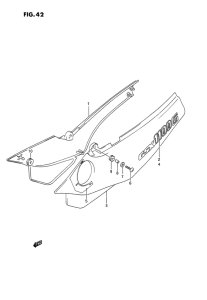 GSX1100 Обтекатель задний