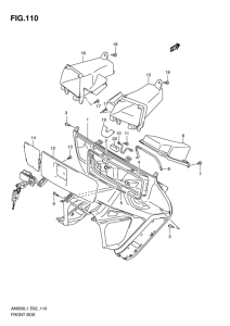 AN650 (ABS) Багажник передний