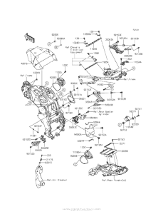 ZX1400 Рама ,крепежные детали