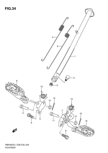 RMX450 Подножки