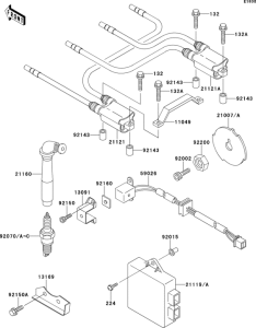 ZX1100 Система зажигания