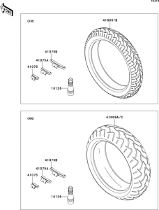 ZX600 Покрышки