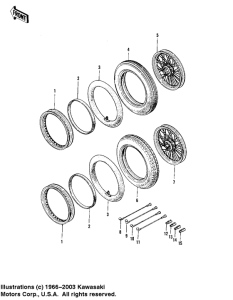 KZ400 Колеса,покрышки
