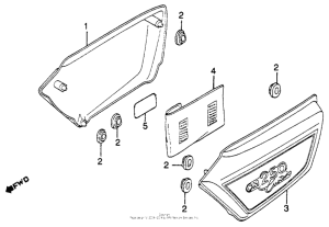 CM250 Боковые обтекатели