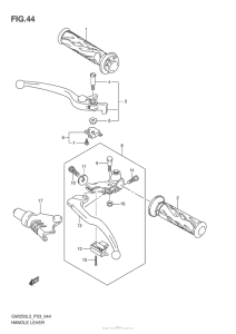 GSX-R250 Рулевые переключатели