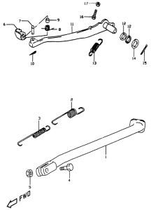 DR350 Подножки