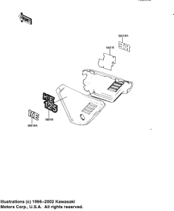 KE125 Наклейки