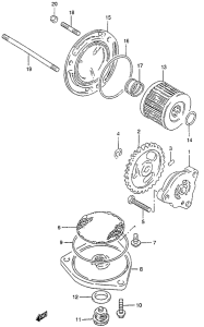 GZ125 Маслонасос