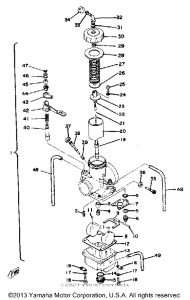 YZ250F Карбюратор
