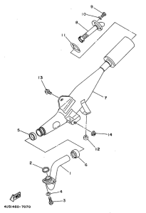 V110ZE Выхлопная система