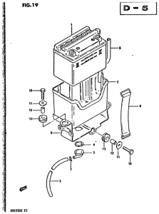 DR125 Аккумулятор