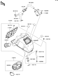 ER650 Воздушный фильтр