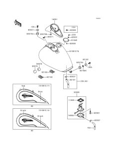 VN1500 Fuel tank(1 / 2)