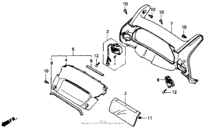 ST1100 Приборная панель