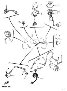 YP125D Электрика 1