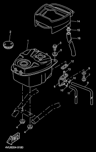 CW50 Топливный бак