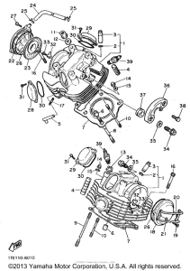 XV1100GC Головка цилиндров