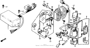 CX500 Electric plate + c.d.i. unit 80