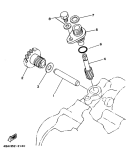 TZR80RR Тахометр