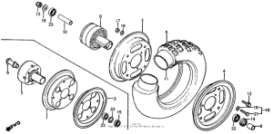 Z50R Переднее колесо