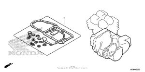 CMX250C Комплект прокладок