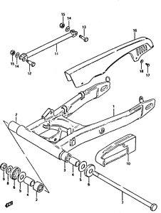 XN85 Маятник задний