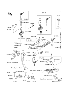 ZX1000 Замок зажигания