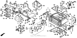 GL1500I Кофр задний