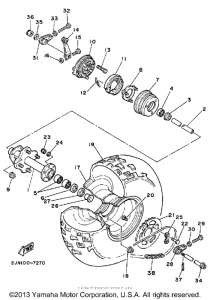 BW350T Переднее колесо