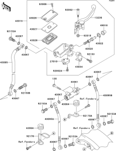 ZR1200 Главный тормозной цилиндр