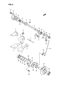 RM250 Клапан выхлопа