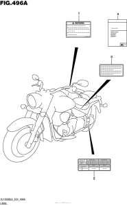 VL1500B Наклейки