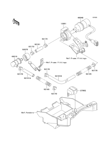 ZX900 Топливный насос
