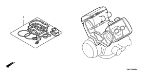 ST1100 Комплекты прокладок