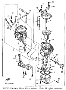 XV1100E Карбюратор