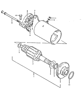 GS250 Стартерный мотор