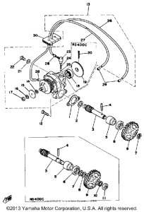 RD400D Масляный насос