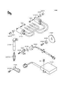 ZX1100 Система зажигания