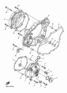  Крышка картера двигателя